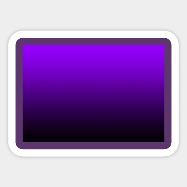 black and purple Sticker by PREMIUMSHOP